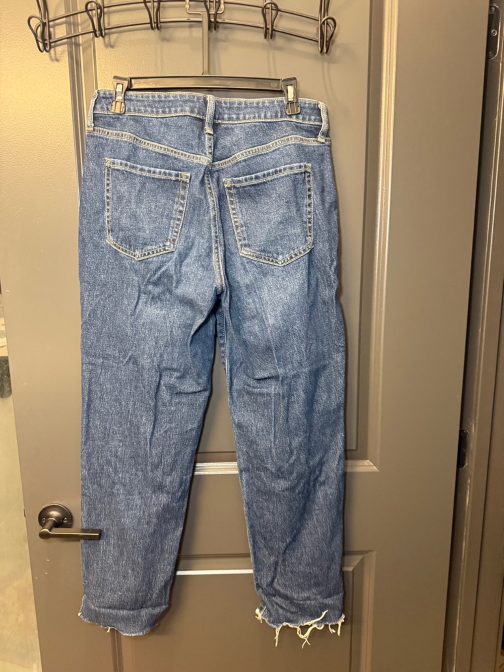 Old Navy high-waisted button-fly OG straight ankle jean - Picture 4 of 7